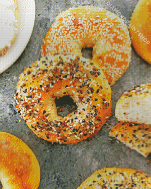 Bagels Diamond Painting