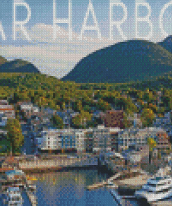 Bar Harbour Town Diamond Painting