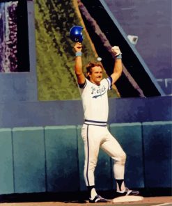Baseballer George Brett Diamond Painting