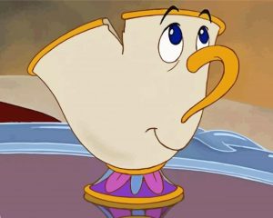 Chip From Beauty And The Beast Art Diamond Painting