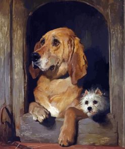 Dignity And Lmpudence By Sir Edwin Landseer Diamond Painting