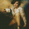 Henry Raeburn Boy And Rabbit Diamond Painting