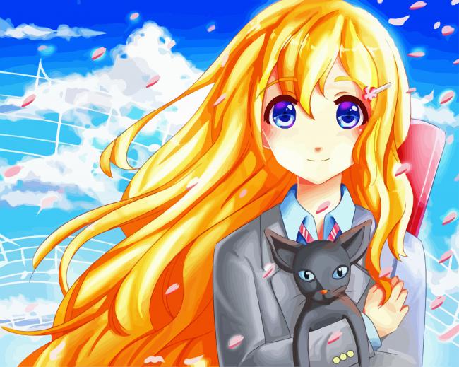 Shigatsu Wa Kimi No Uso Anime - Diamond Paintings 