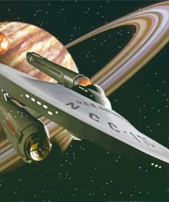 Starship NCC 1701 Star Trek Diamond Painting