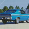 Blue 1969 Chevy Chevelle Diamond Painting