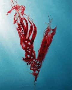 Bloody Vikings Logo Diamond Painting