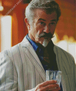 Classy Mel Gibson Diamond Painting