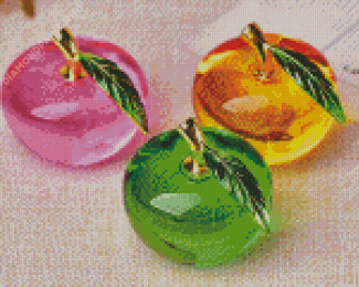 Colorful Glass Apples Diamond Painting