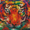 Colorful Tiger Look Diamond Painting
