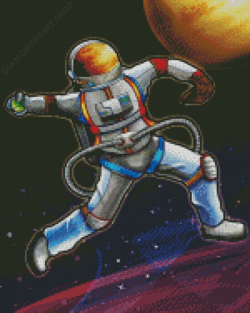 Cool Sports In Space Diamond Painting