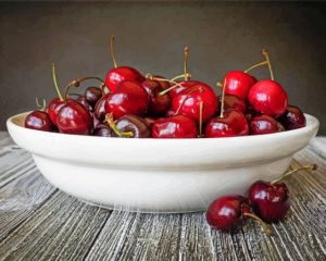 Bowl Of Cherries Diamond Painting