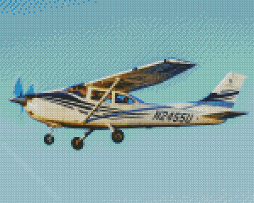 Cessna 182 Airplane Diamond Painting