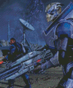 Garrus Vakarian And James Vega Diamond Painting