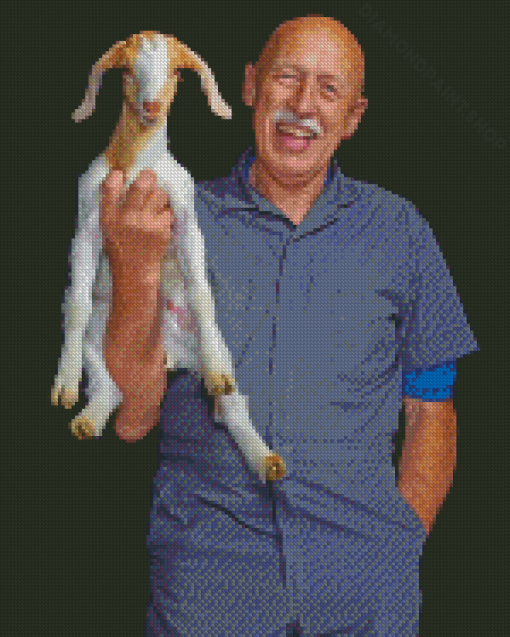 Incredible Dr Pol With Goat Diamond Painting