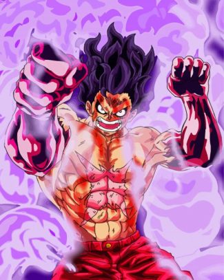 One Piece Luffy Gear 4 Stickers , gears 4 luffy 