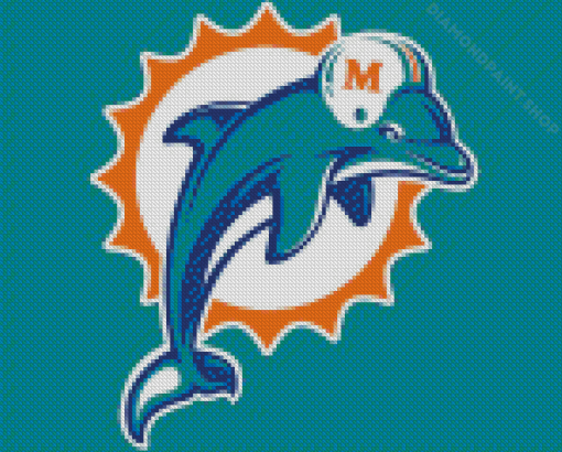 Miami Dolphin Diamond Painting