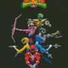Mighty Morphin Power Rangers Poster Diamond Painting