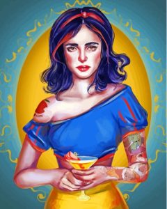 Modern Snow White Diamond Painting