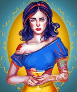 Modern Snow White Diamond Painting