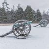 Old Wagons In The Snow Diamond Painting