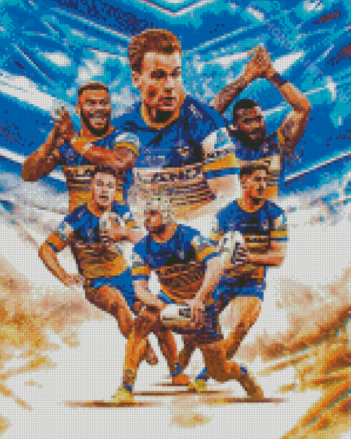 Parramatta Eels Team Art Diamond Painting