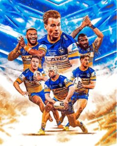 Parramatta Eels Team Art Diamond Painting