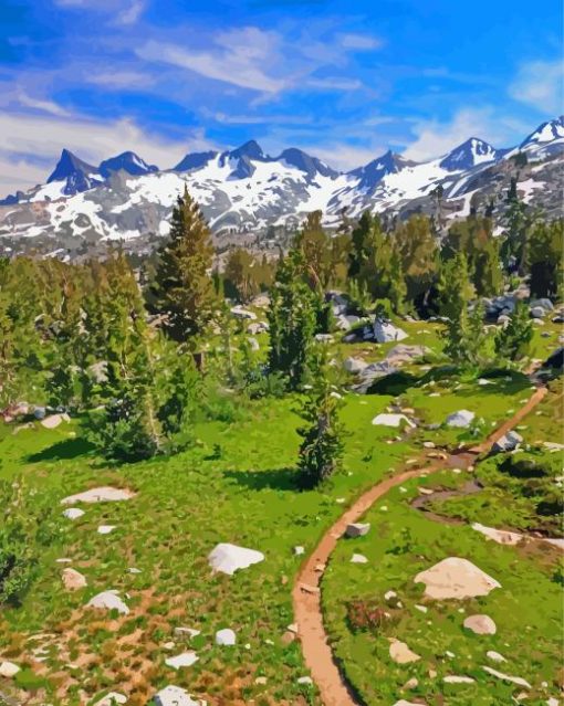 The Pacific Crest Trail Diamond Painting
