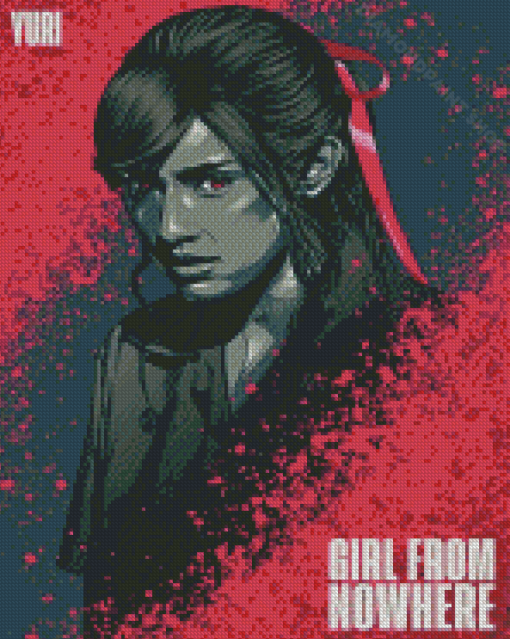 Yuri Girl From Nowhere Poster Art Diamond Painting