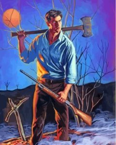 Aesthetic Ash Evil Dead Diamond Painting