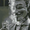 Anonymous Smoking Diamond Painting
