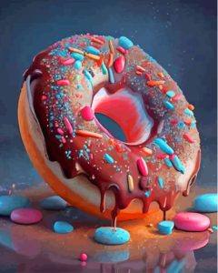 Chocolate Donut Diamond Painting