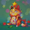 Cool Xmas Cat Diamond Painting