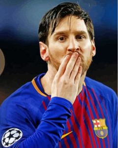 Cool Messi Barcelona Diamond Painting
