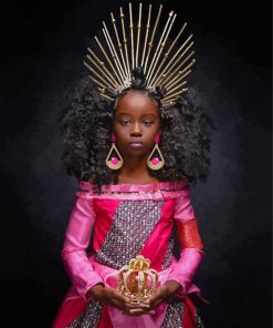 Cute African Princess Diamond Painting