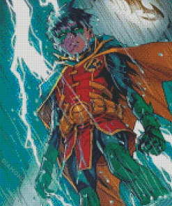 Damian Wayne Character Diamond Painting