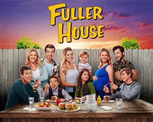 Fuller House Serie Poster Diamond Painting