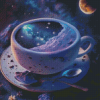 Galaxy Tea Diamond Painting