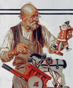 Joseph Christian Leyendecker The Toymaker Diamond Painting