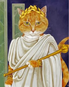 King Cat Diamond Painting