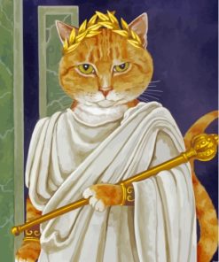 King Cat Diamond Painting