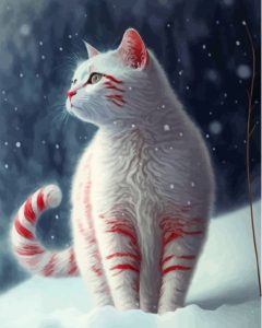 Red Cat Pet Diamond Painting