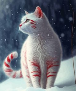 Red Cat Pet Diamond Painting