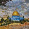 Aesthetic Dome Of The Rock Diamond Painting
