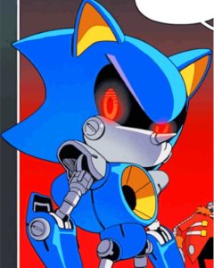 Aesthetic Metal Sonic Diamond Painting