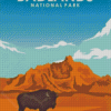 Badlands National Park SD Poster Diamond Painting