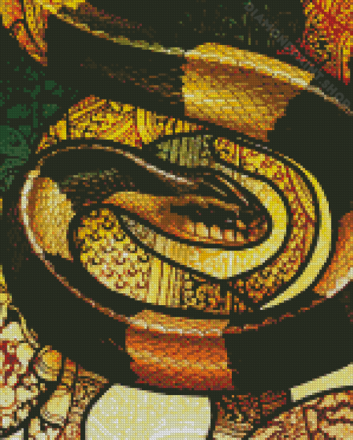 Banded Krait Snake Art Diamond Painting