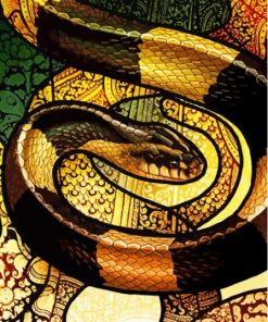 Banded Krait Snake Art Diamond Painting