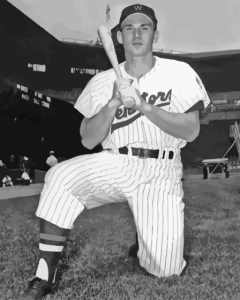 Black And White Baseballer Harmon Killebrew Diamond Painting