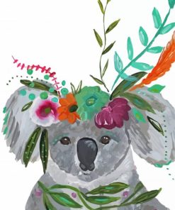 Boho Koala Animal Art Diamond Painting