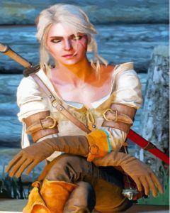 Cirilla Witcher Serie Character Diamond Painting